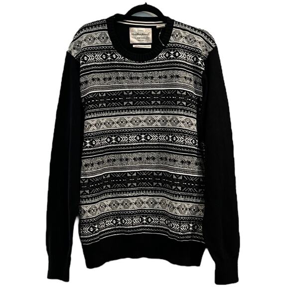 Original Weatherproof Vintage The Holiday Sweater Size XL Pullover Black Grey - Picture 1 of 6